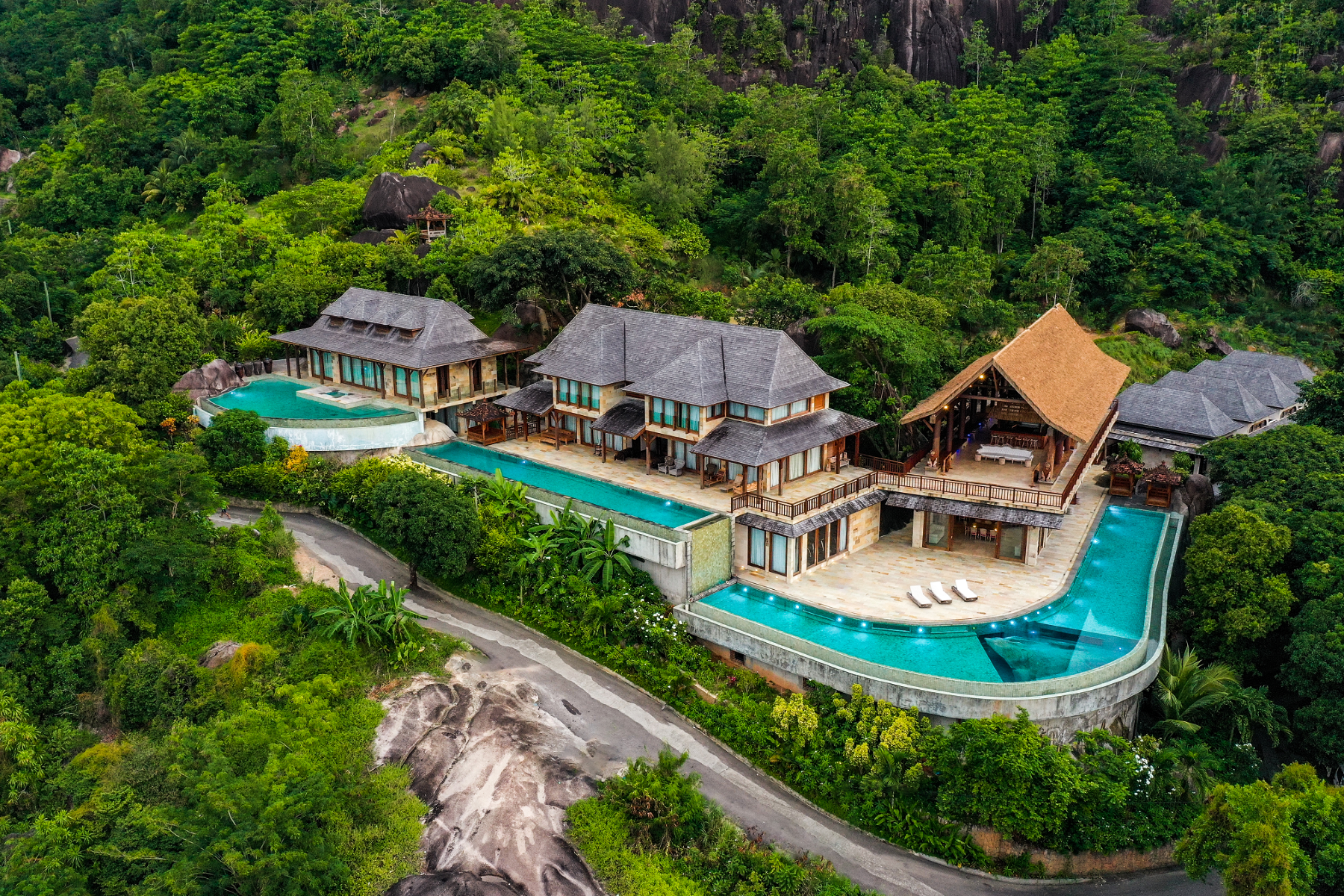 Multi-Family Homes for Sale at One of the largest villas in the best location on Mahé Seychelles Bel Ombre, Mahé Seychelles