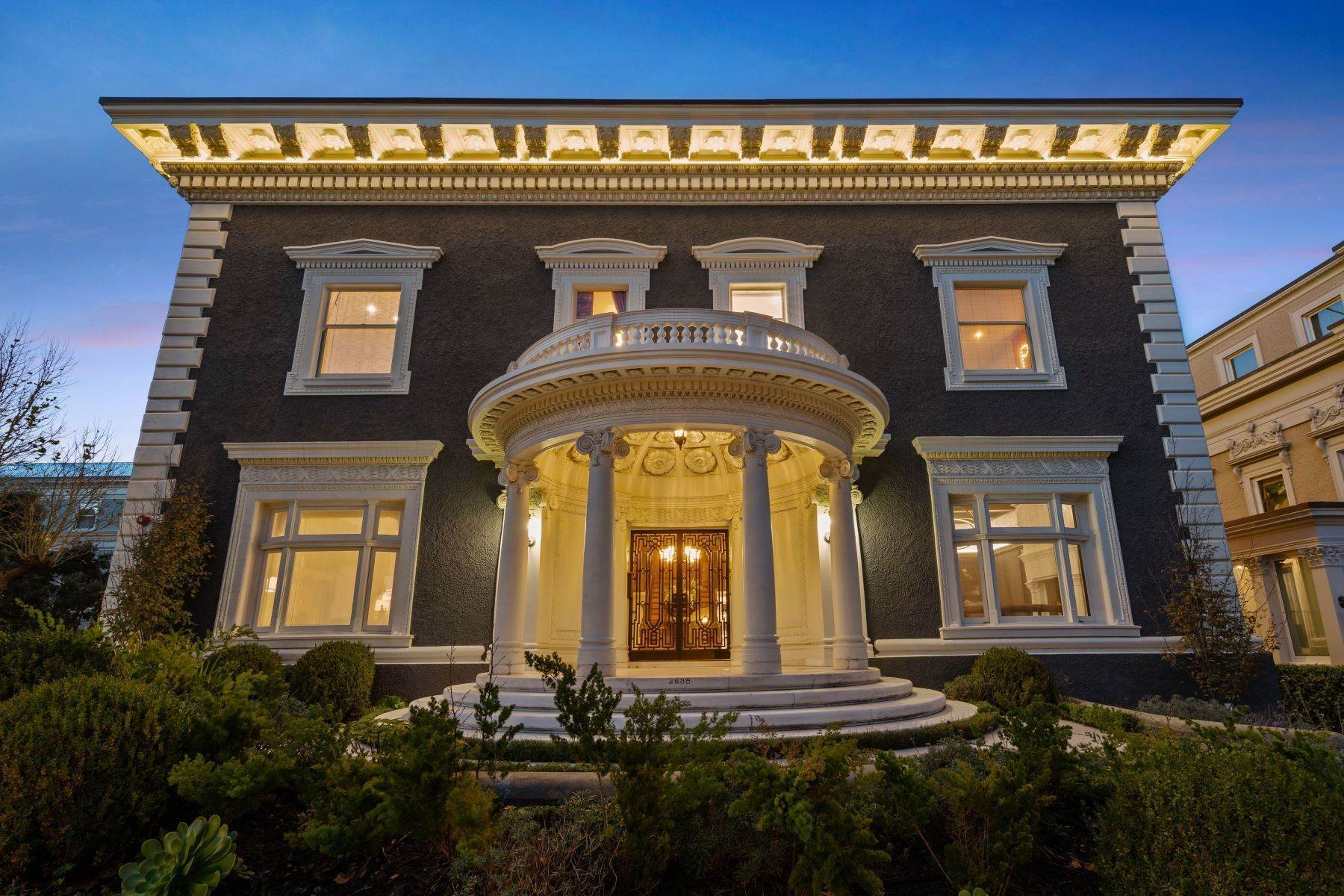 Single Family Homes for Sale at A Timeless and Glamourous San Francisco Icon 2698 Pacific Avenue San Francisco, California 94115 United States