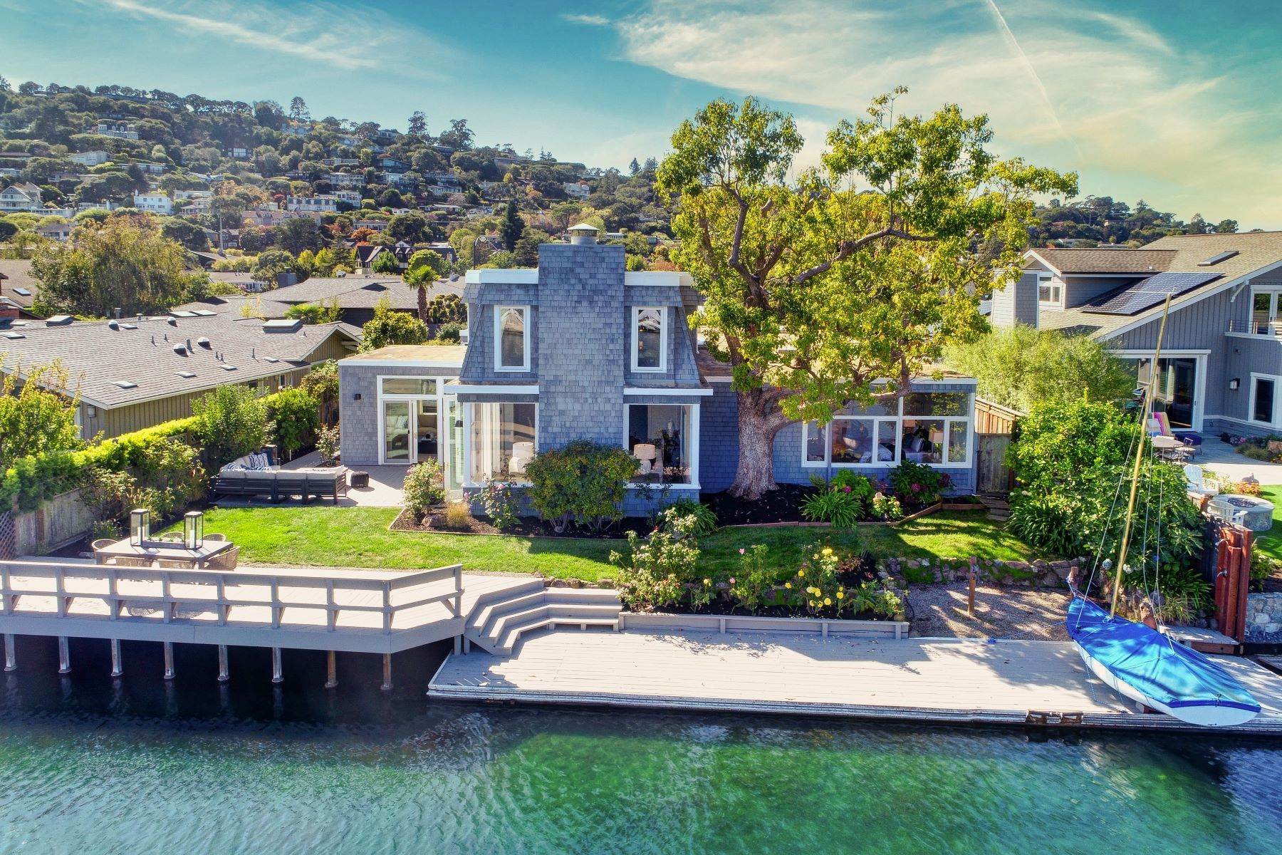 Single Family Homes for Sale at Belvedere Lagoon 26 Peninsula Road Belvedere, California 94920 United States