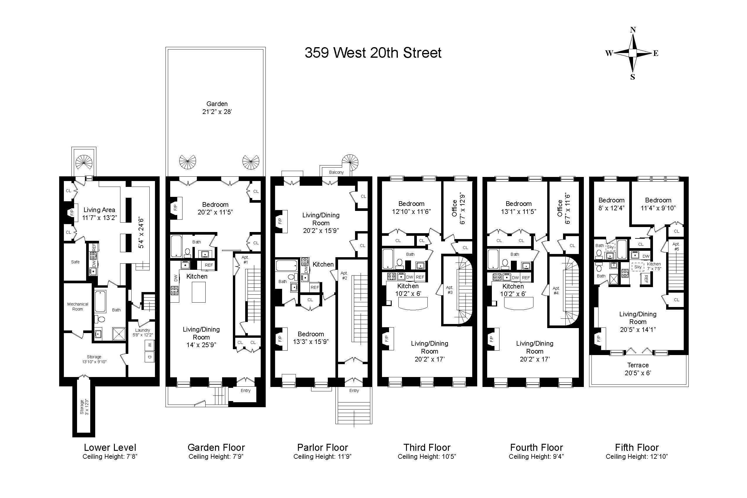 Property for Sale at 359 West 20th Street New York, New York 10011 United States