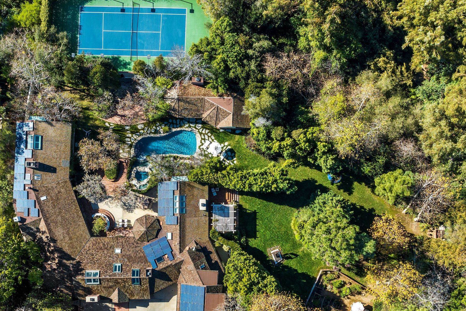 Single Family Homes for Sale at Sprawling Estate on Two Private Acres Los Angeles, California 90049 United States